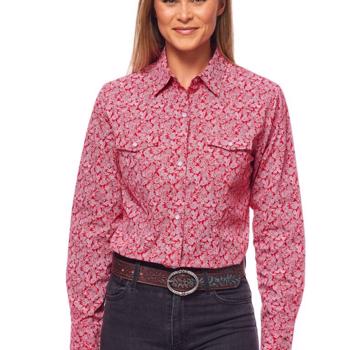 Rodeo Clothing Ladies' Shirt - Lady Paisley Rose